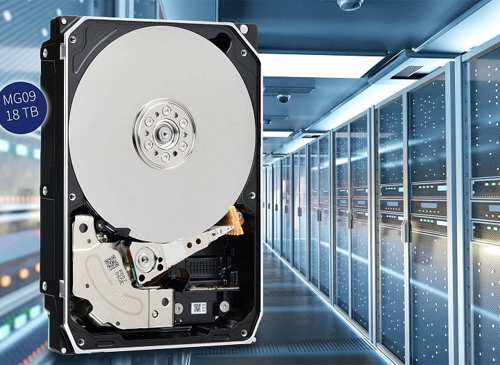 Autor: Toshiba Pevný disk Toshiba MG09 s technologií FC-MAMR