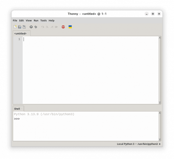 Obrázek 1: Knihovnu Tkinter používá například populární vývojové prostředí Thonny.
