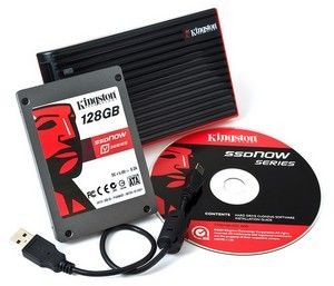 SSDNow V Series s kapacitou 128 GB a kitem pro snadnou instalaci do notebooku