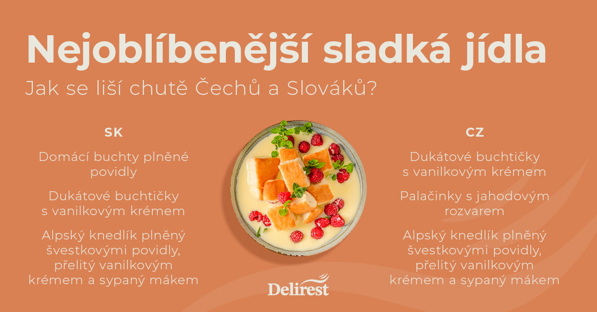 Delirest, nejpopulárnější jídla