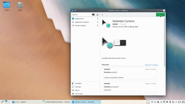 KDE Plasma 5.18 (finální)