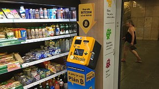 Bitcoin bankomat v pražském metru