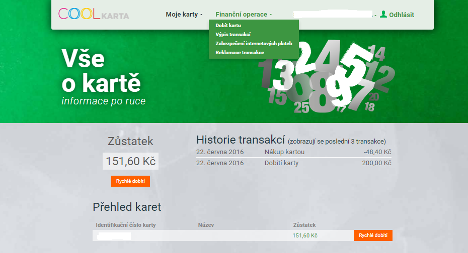 Finanční transakce.