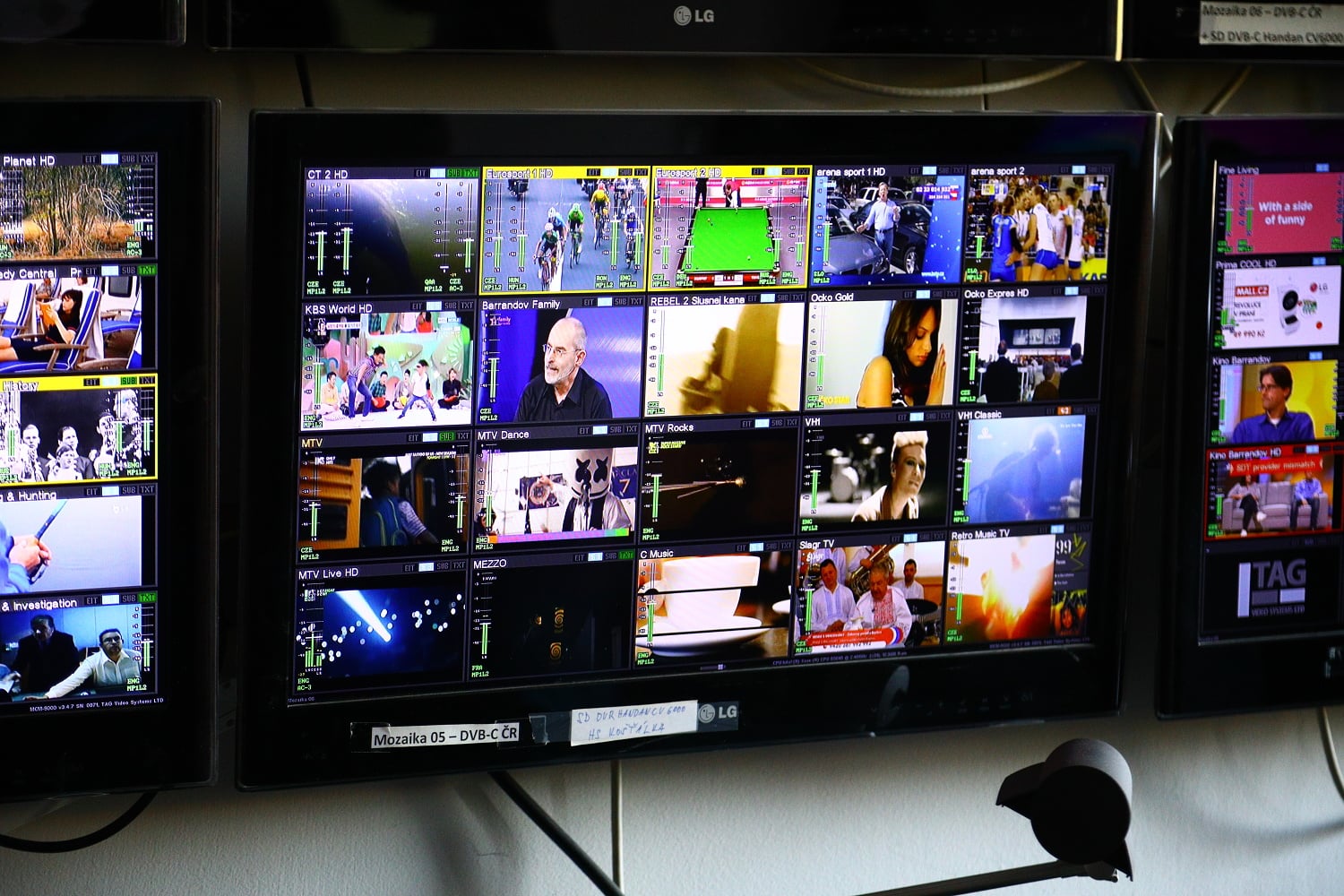 Těch kanálů je... hodně.