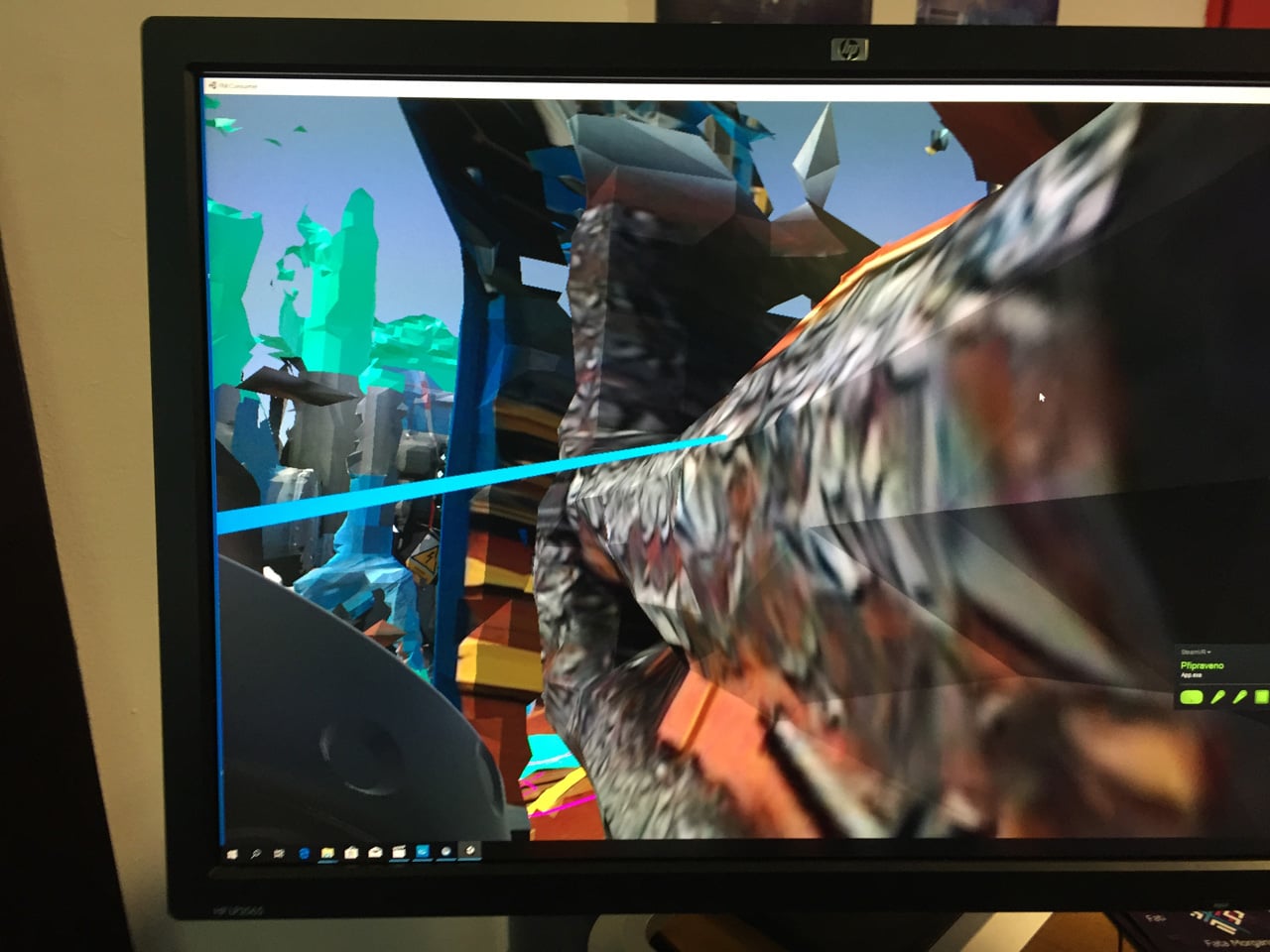 Testování Fata Morgany od Pocket Virtuality v Temelíně