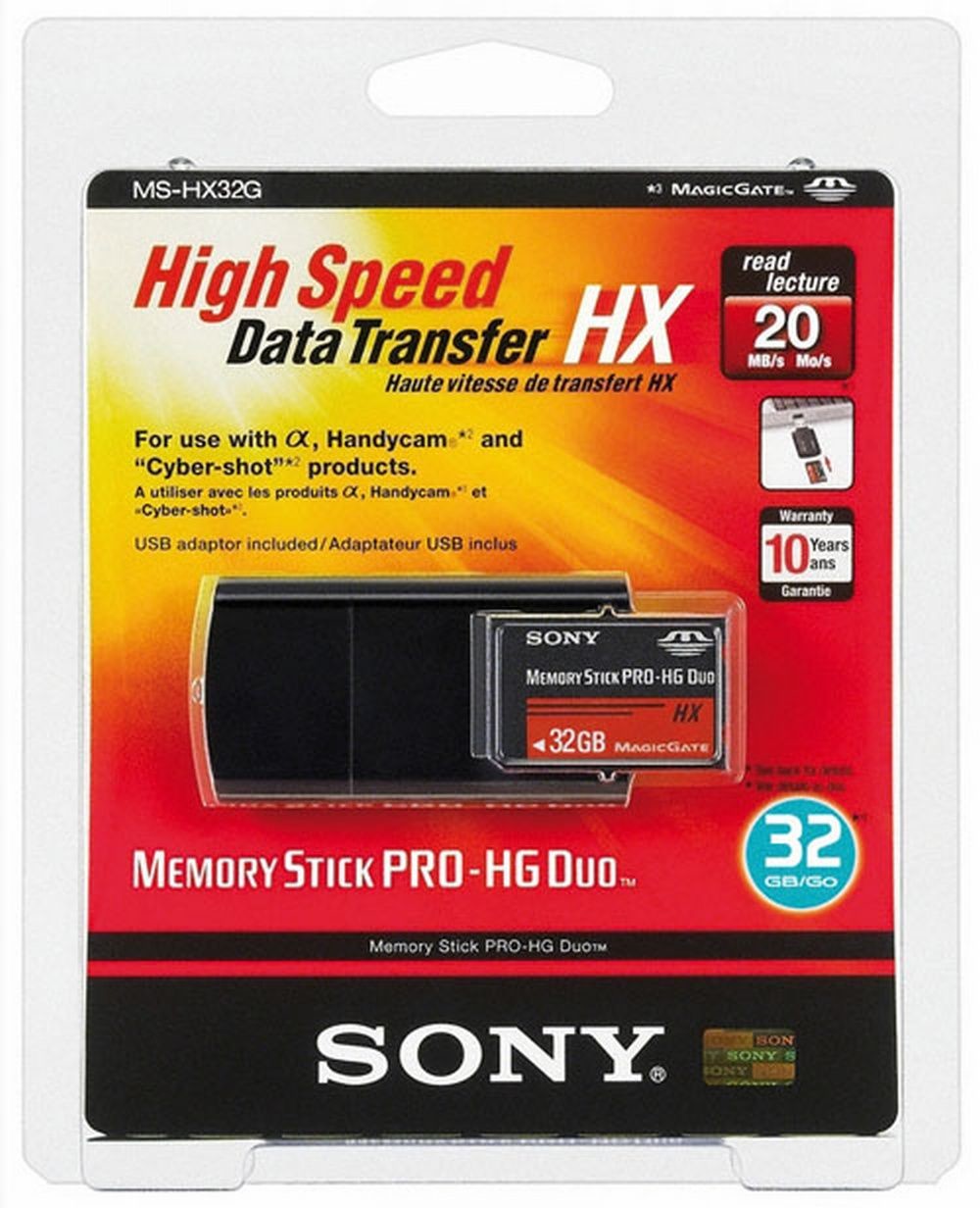 Memory Stick PRO-HG Duo HX 32 GB