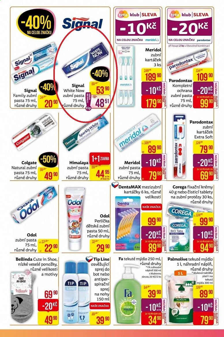 Letáky drogerie Teta