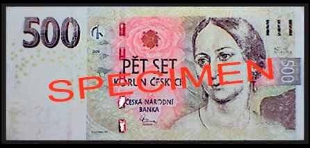 Odbarvená bankovka může  spadat dle míry poškození do skupiny běžně poškozených bankovek nebo do skupiny nestandardně poškozených bankovek. Pokud je na bankovce rozeznatelný obrazec a některé ochranné prvky, takže není problém určit její pravost, jde o běžně poškozenou bankovku. U vypraných bankovek, došlo-li pouze ke změně vlastností ochranných prvků viditelných pod UV světlem, ale obrazec a ostatní ochranné prvky nejsou poškozeny, se jedná o běžné poškození. Fyzická osoba (s výjimkou směnárníka) může přijetí takové bankovky odmítnout. Právnická osoba bankovku přijímá a nevrací do oběhu, pokud je celá; není-li celá, může přijetí bankovky odmítnout.