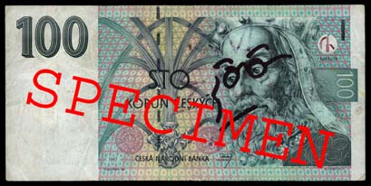 Pomalovaná bankovka může  spadat dle míry poškození do skupiny běžně poškozených bankovek nebo do skupiny nestandardně poškozených bankovek. Pro pomalovanou nestandardně poškozenou bankovku je charakteristické pomalování na obou stranách bankovky. Česká národní banka zadrží takovou bankovku bez náhrady.
Ostatní subjekty mohou takovou bankovku odmítnout.