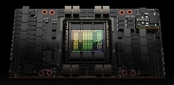 GPU Nvidia H100 architektury Hopper v provedení SXM5