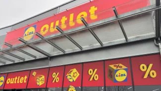Vchod do prodejny Lidl Outlet Praha Štěrboholy