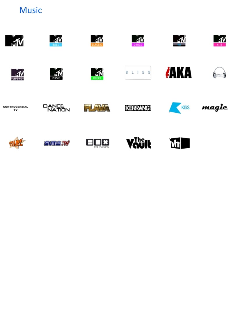 Programová nabídka Sky