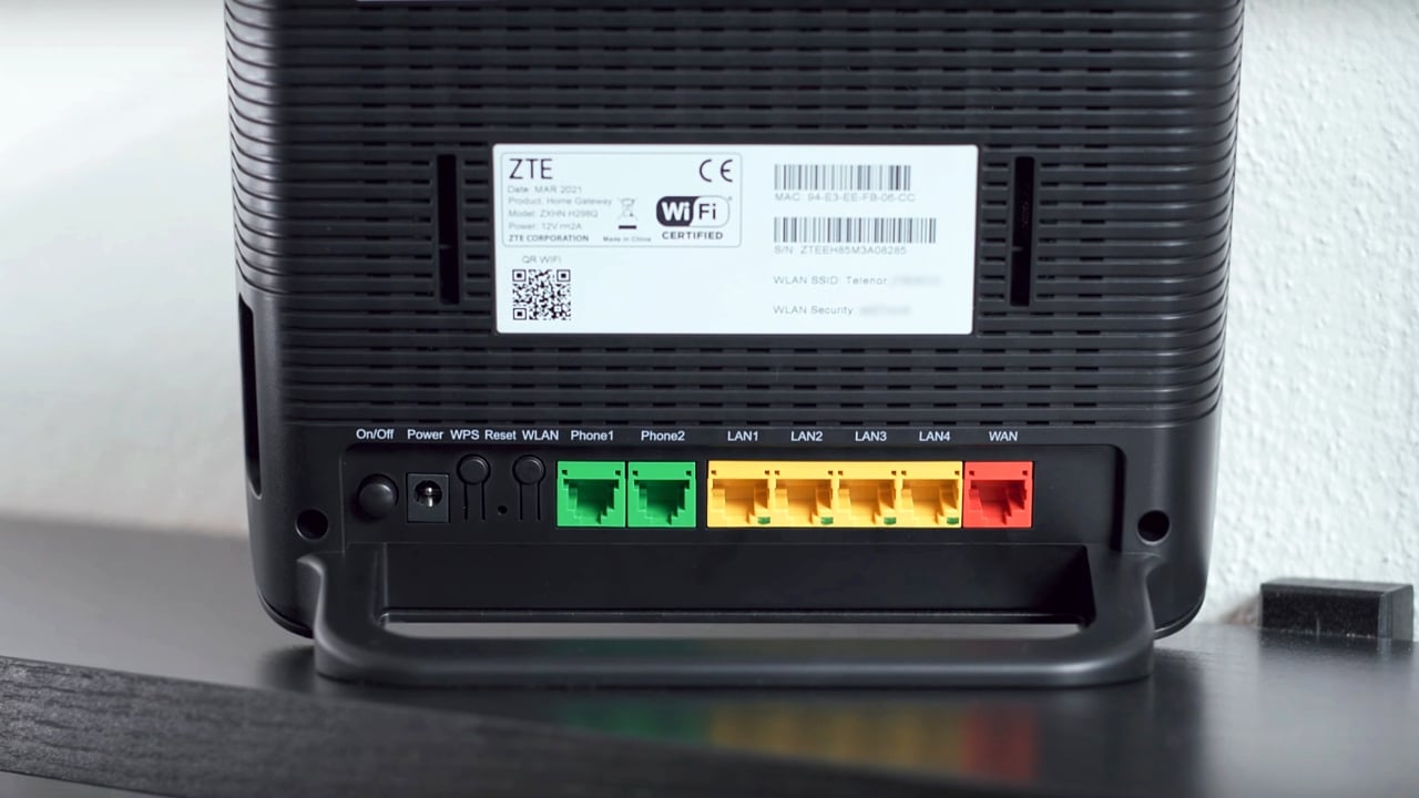 Router ZTE ZXHN H298Q