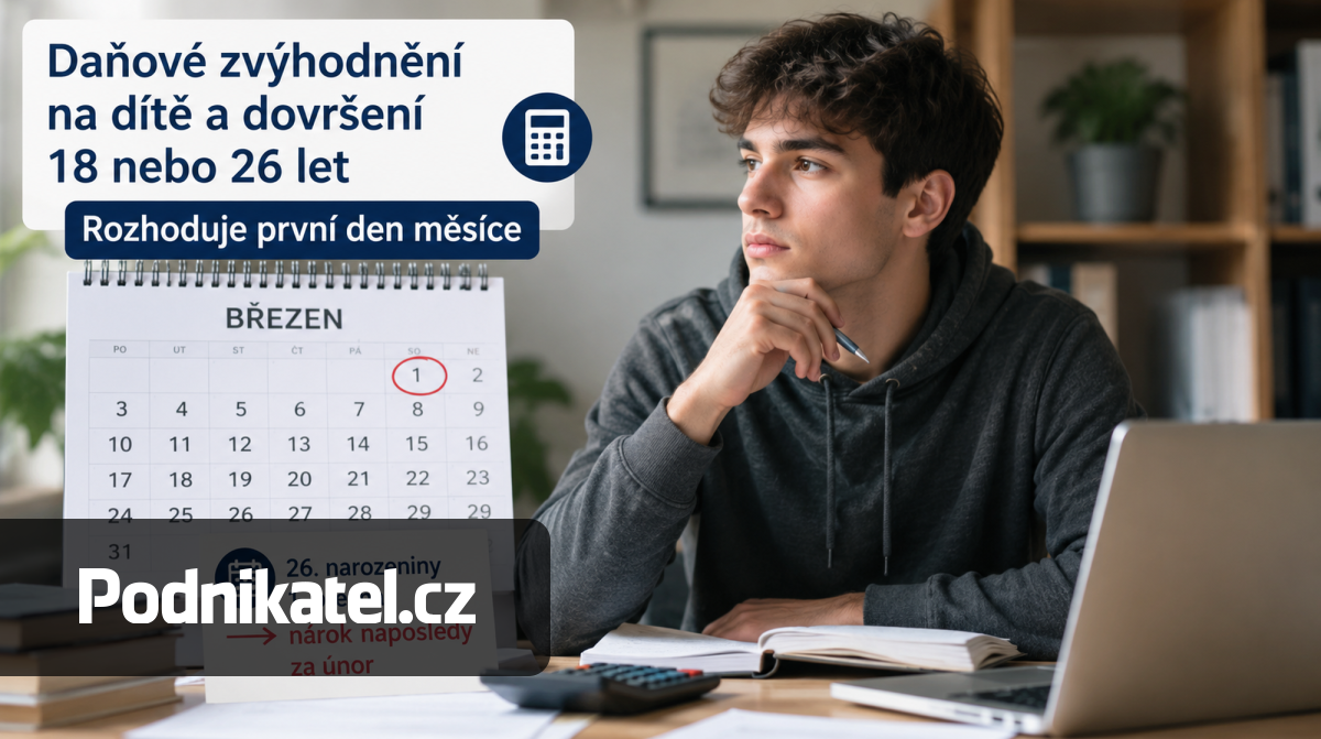 Kdy naposledy uplatnit daňové zvýhodnění při dovršení 18 nebo 26 let? Rozhodl NSS