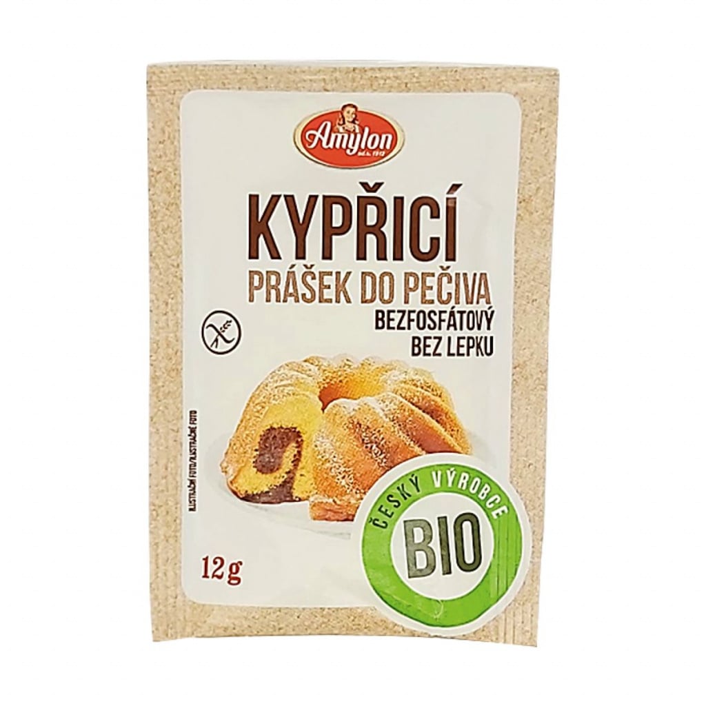 Kypřicí prášky do pečiva s vinným kamenem