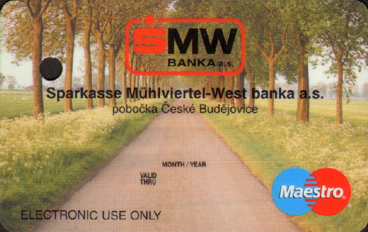 Na konec devadesátých let nás zavedla karta od předchůdce dnešní Oberbank.