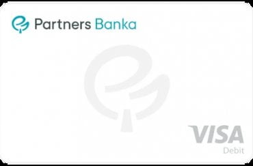 Design debetní karty Visa od Partners Banky (01/2025).