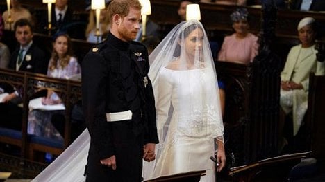 Náhledový obrázek - Princ Harry se oženil s americkou herečkou Meghan Markleovou