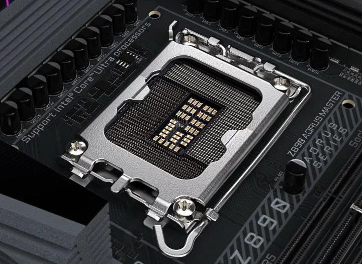 Socket LGA 1851 na desce Gigabyte