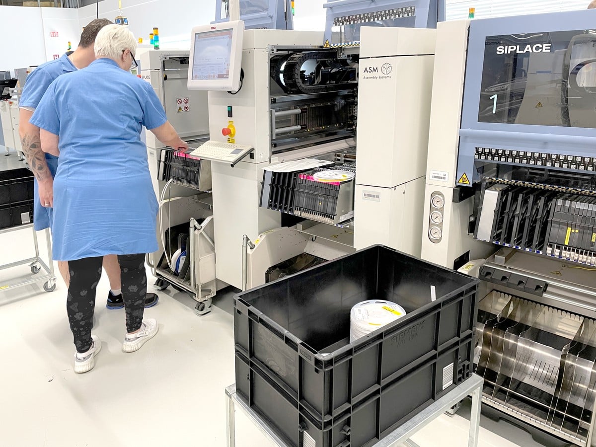 Výroba plošných spojů Siemens v Trutnově