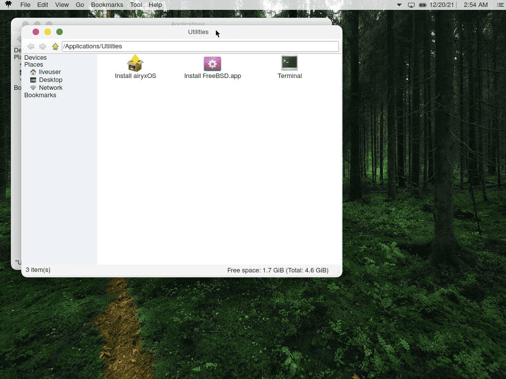airyxOS 0.3.0 "Tanuki"