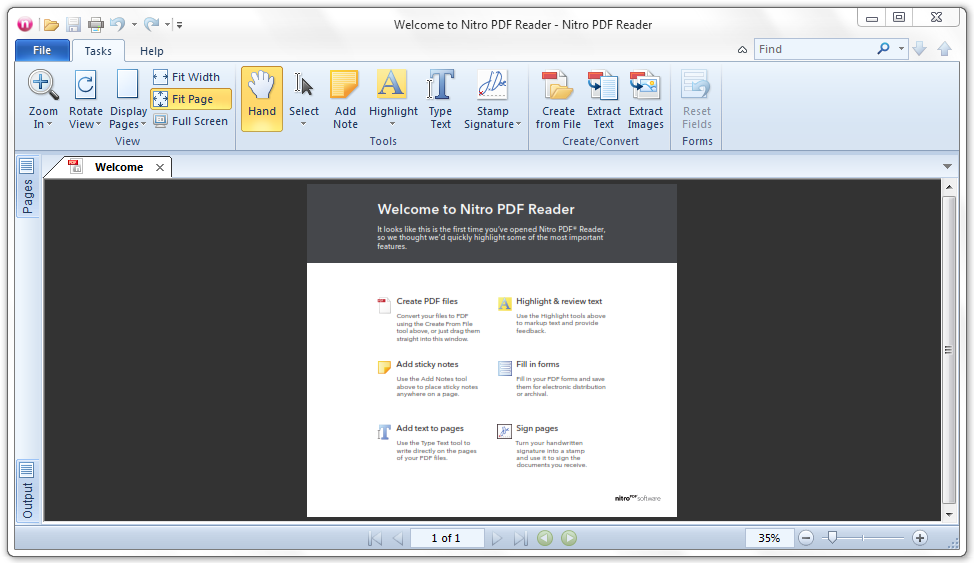 <p>Nitro PDF Reader - nástroj pro práci se soubory pdf</p>