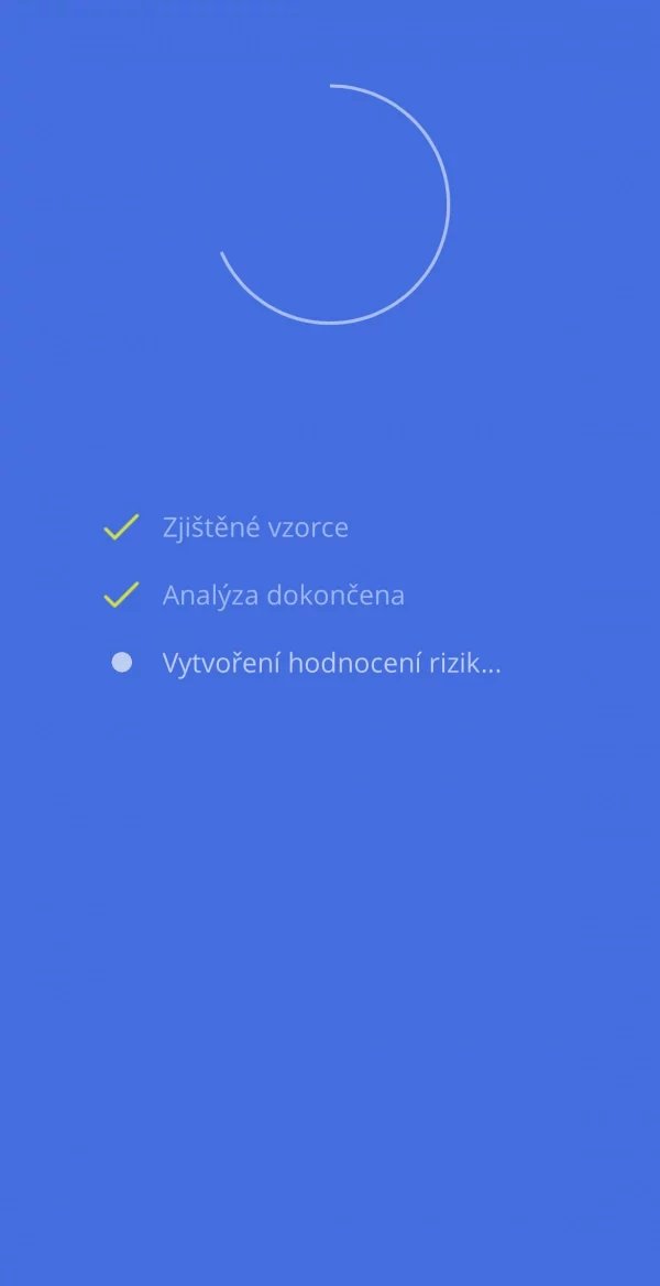 Celý proces trvá v řádu sekund až desítek sekund.