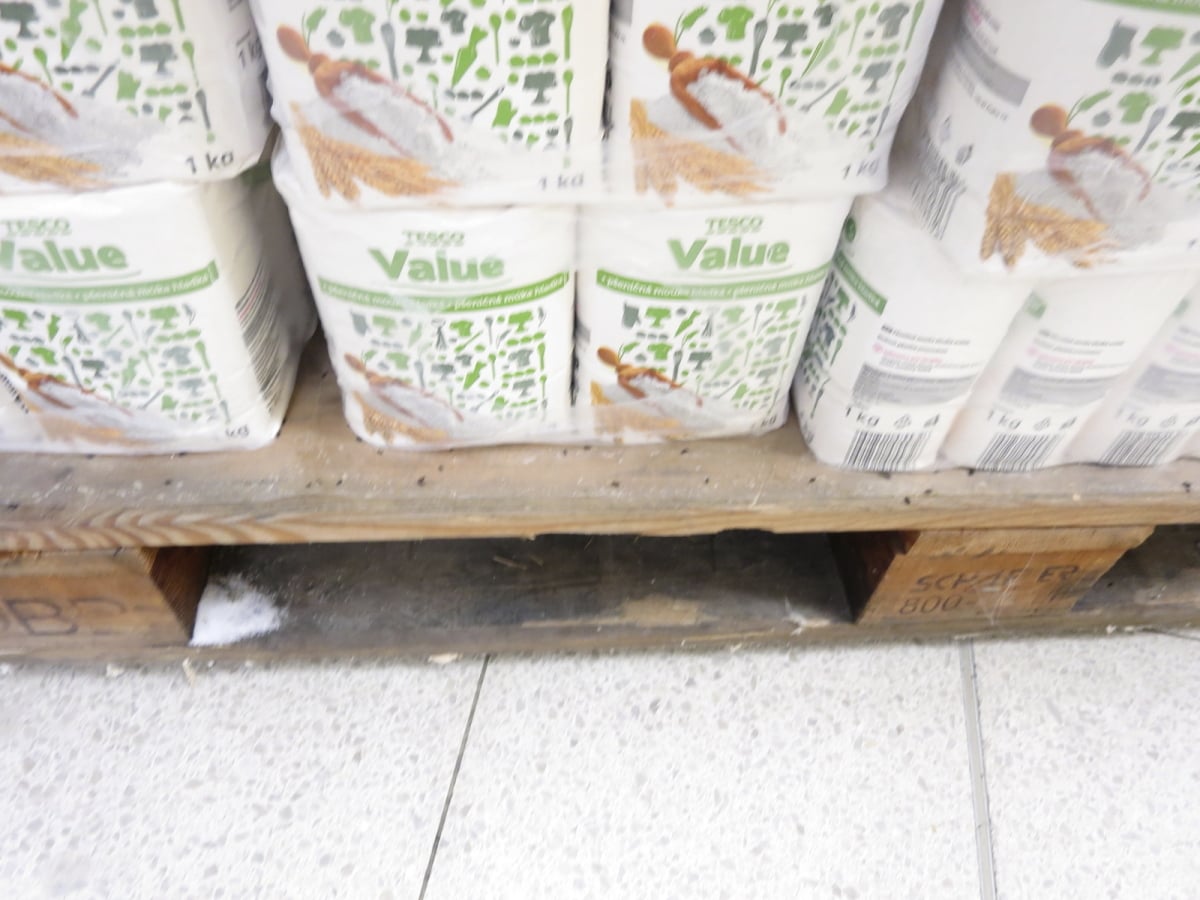 Prodejna Tesco v Aši byla plná myší a myšího trusu