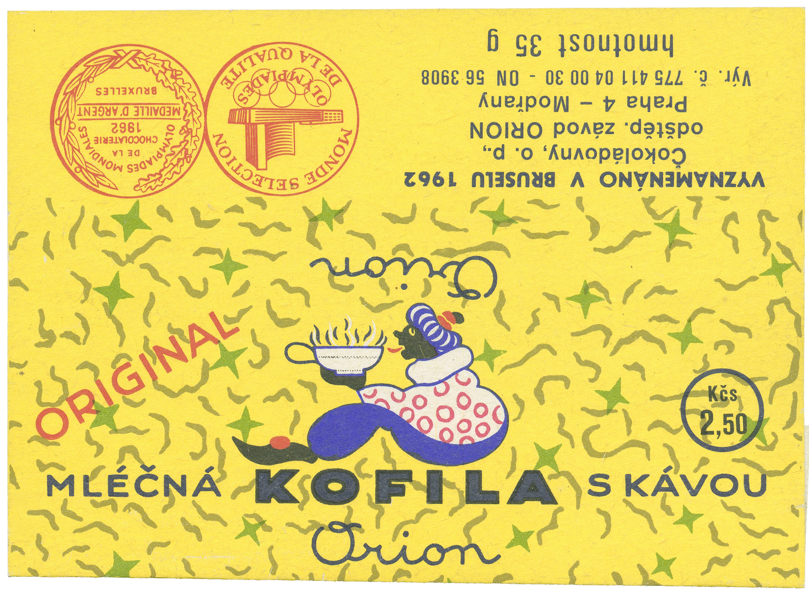 Historie čokoládovny Orion
