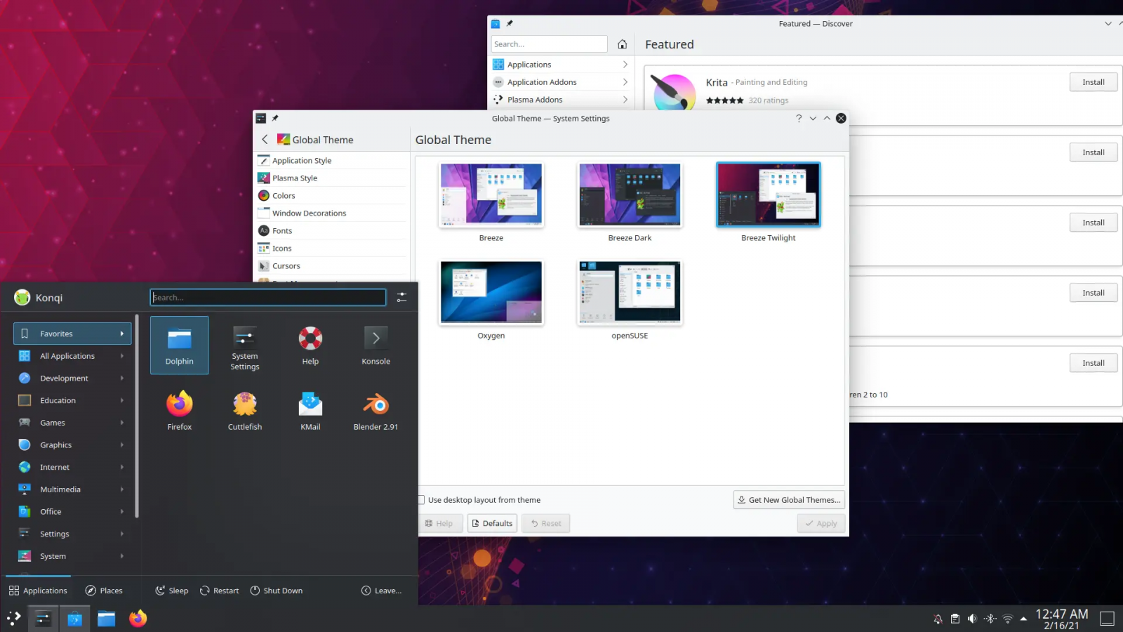 KDE Plasma 5.21 (finální)