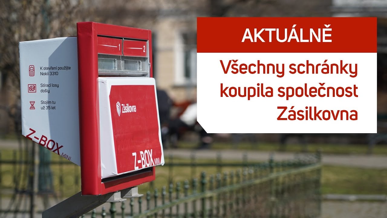 Zásilkovna koupila schránky na dopisy v České republice. Do konce letošního roku je přestaví na Z-BOXy MINI.