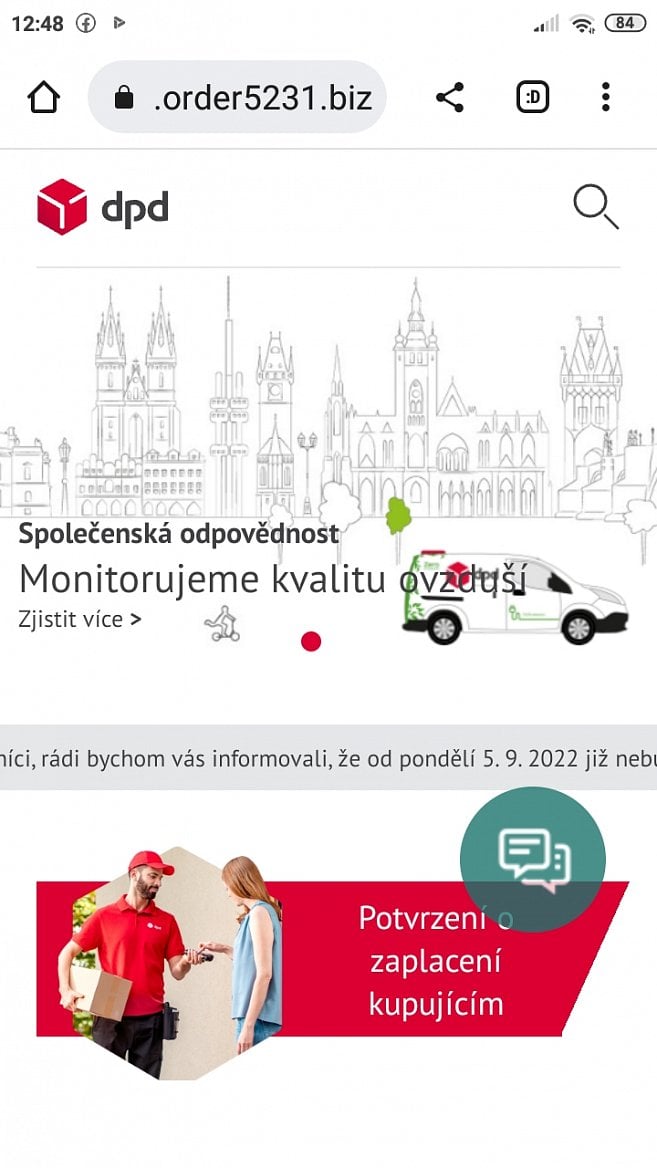 Podvodné stránky vypadají zdařile
