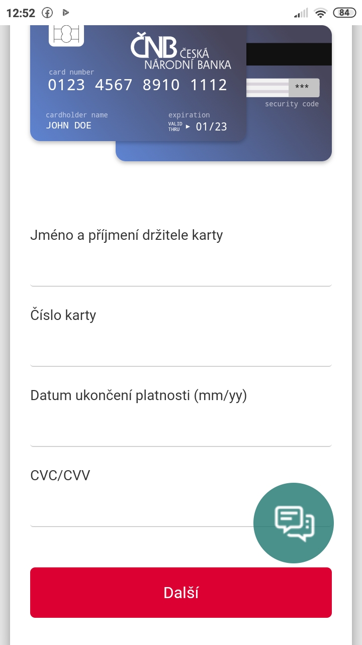 Jo, s kartou centrální banky by se to utrácelo