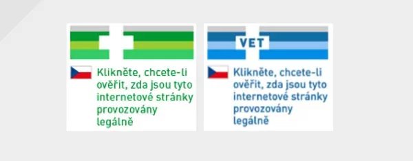 Pokud si chcete být jistí, že na internetu kupujete legální léky, hledejte na stránkách online lékáren tato dvě loga lékového ústavu. Kliknutím na ně si můžete lékárnu ověřit přímo na webu státní lékové autority.