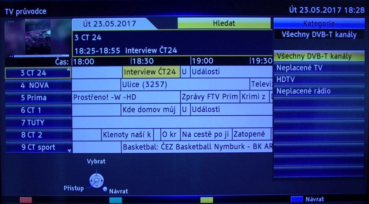 Panasonic TX-55EX613 - EPG