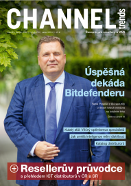 obálka magazínu Channeltrends 2/25, René Pospíšil (Bitdefender/IS4 security)
