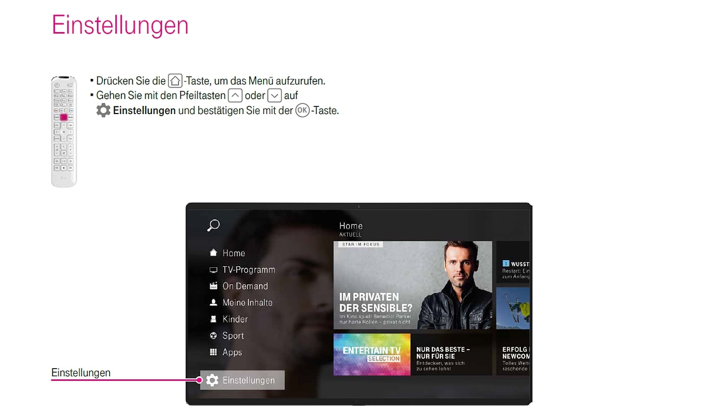 EntertainTV - nastavení (automatický formát a další)