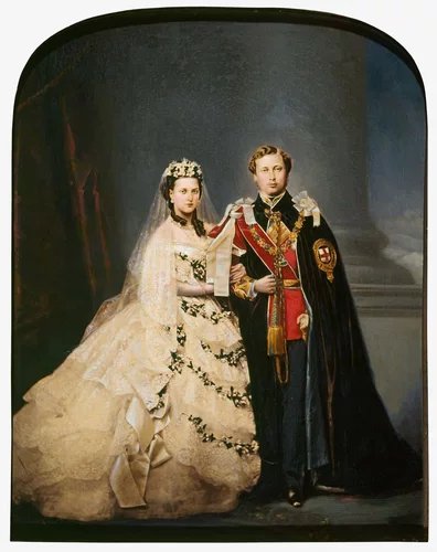 Satební fotka Edwarda VII.