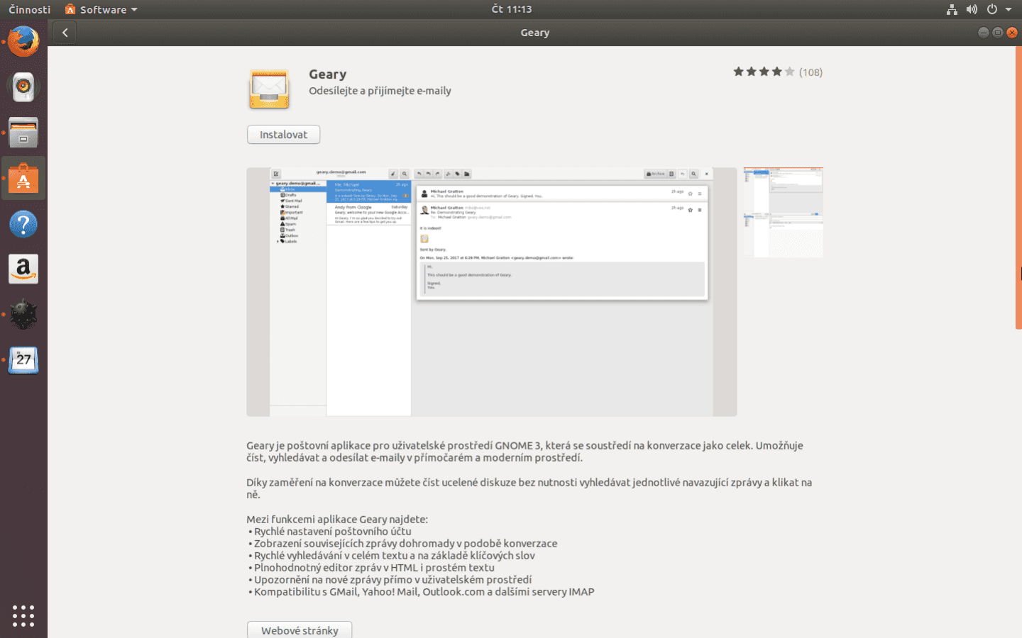 Ubuntu 17.10 Artful Aardvark (Desktop)