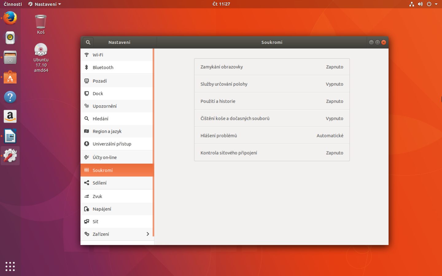 Ubuntu 17.10 Artful Aardvark (Desktop)