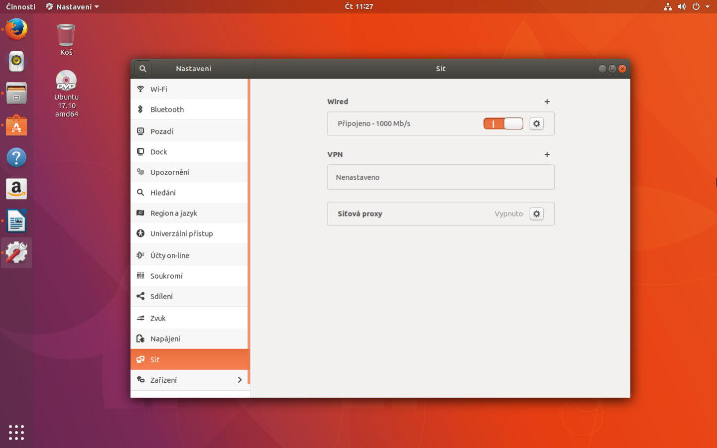 Ubuntu 17.10 Artful Aardvark (Desktop)