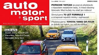 Náhledový obrázek - Právě vychází časopis Auto motor a sport 2/2020. Prohlédněte si fotky, které se do něj nevešly