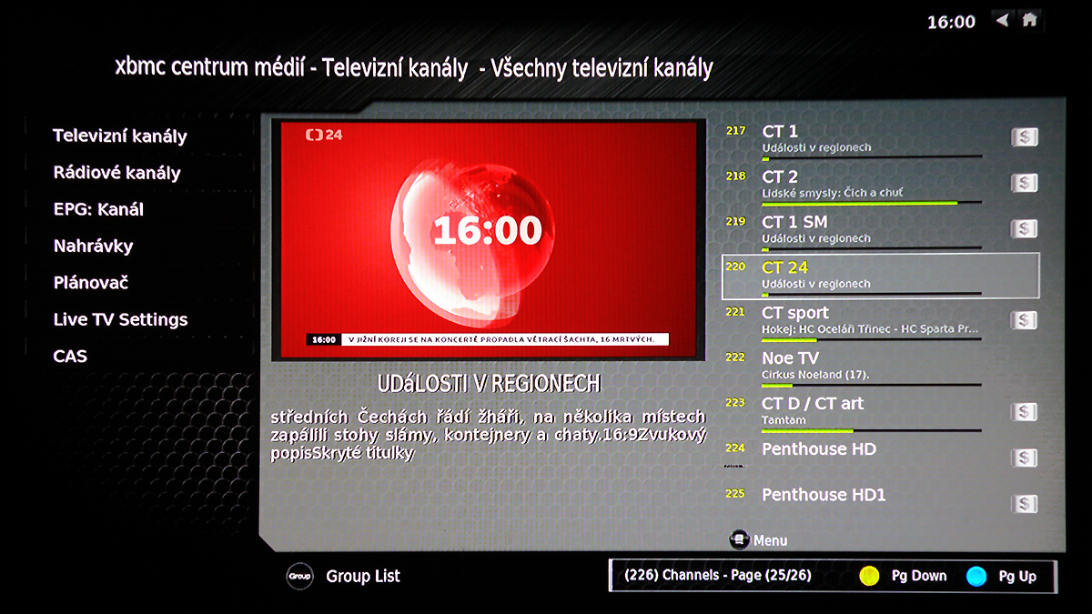HD-BOX AND-II XBMC: satelitní přijímač s OS Android