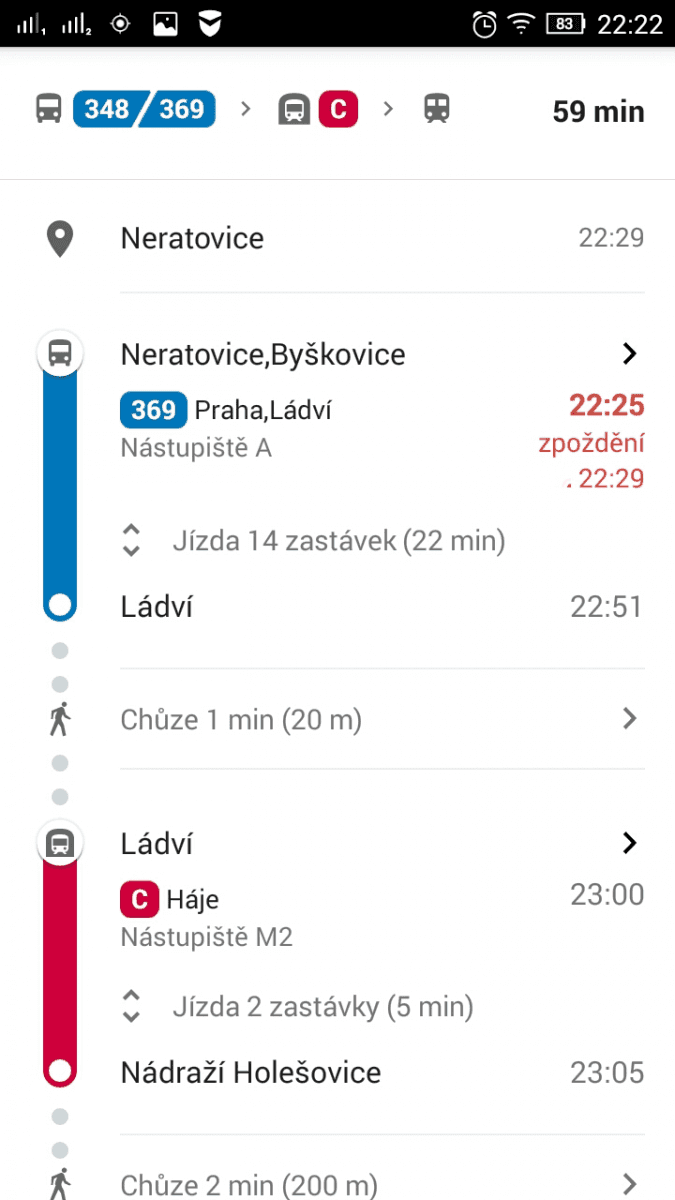 Nová data o veřejné dopravě v Google Maps