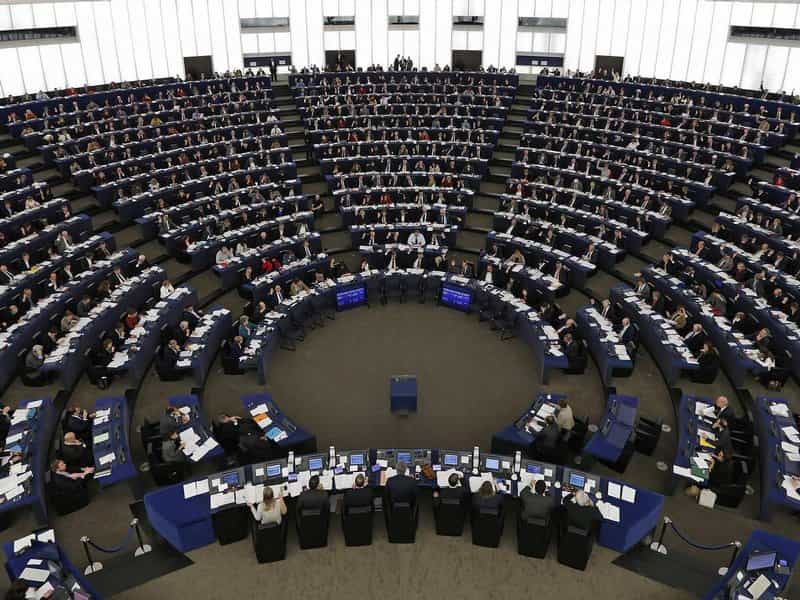 Hlasování Evropského parlamentu ve Štrasburku