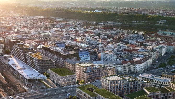 Mezi Masarykovým nádražím a Florencí roste nové město. Brownfieldy střídá světová architektura a investice za desítky miliard