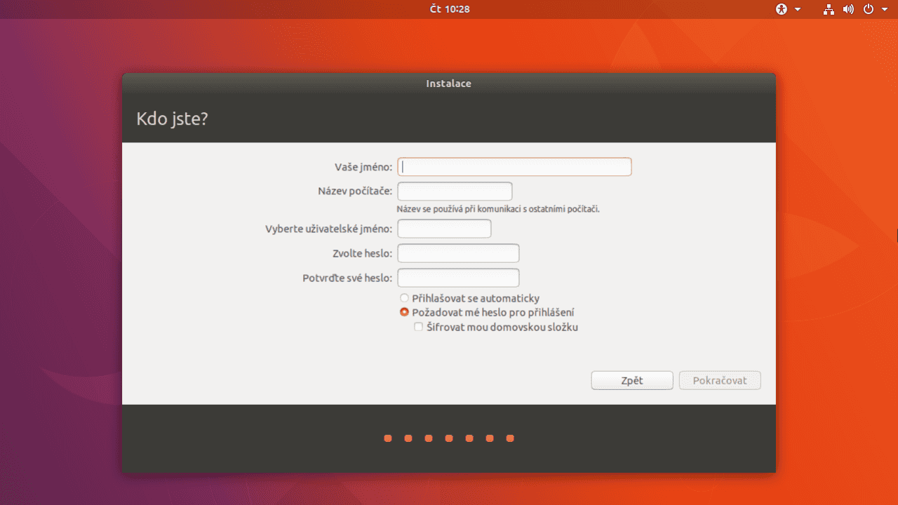 Ubuntu 17.10 Artful Aardvark (Instalace)