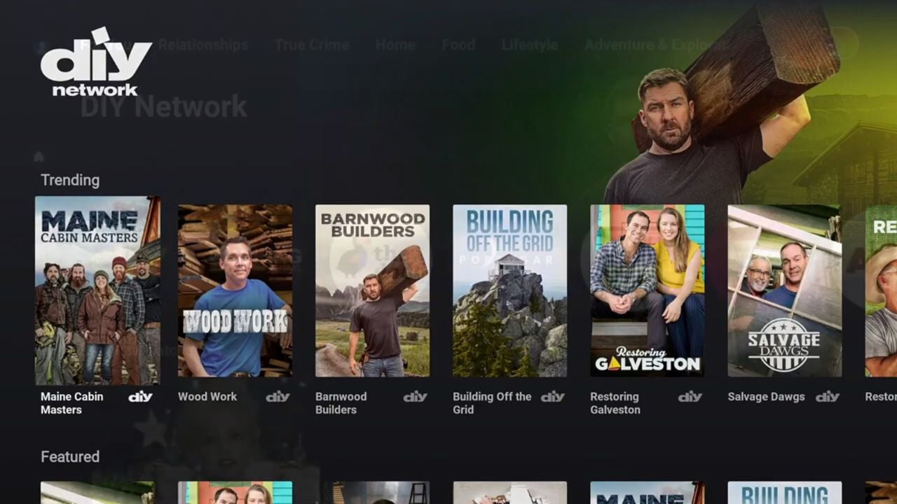 Služba Discovery+ (standardní aplikace)