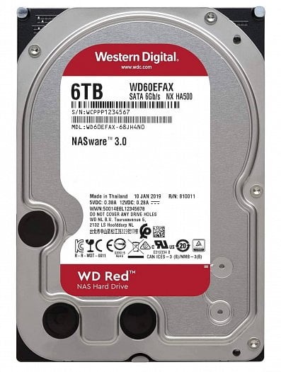 6TB disk WD Red revize 0EFAX se SMR Amazon