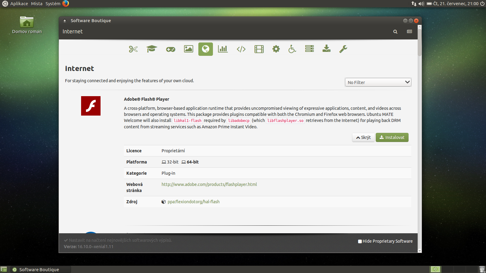 Ubuntu MATE 16.04 LTS